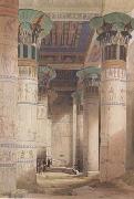 Alma-Tadema, Sir Lawrence David Roberts,Portico of the Temple of Isis at Philae (mk23) Norge oil painting reproduction